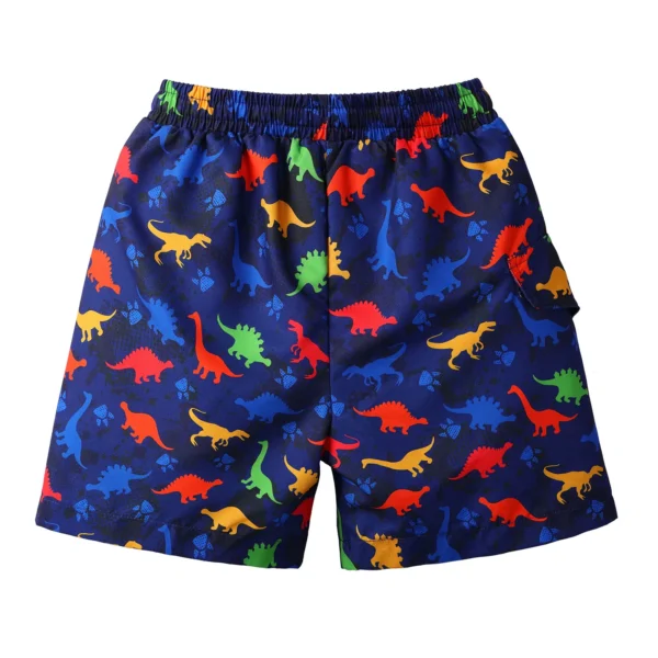 BAOHULU Kids Swimsuit Teens Swim Shorts Cartoon Print Swimming Trunks Boys Summer Swimwear Beach Shorts Surfing Suit 2